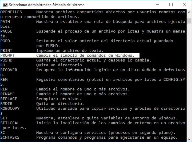 ayuda prompt