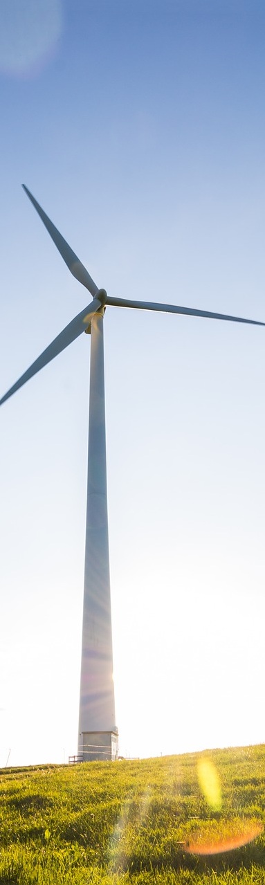 Aerogenerador estudiado en Formación profesional básica